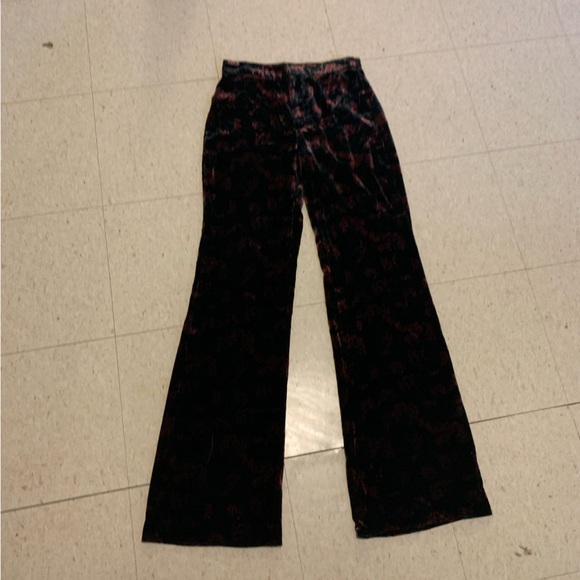 Velvet Rose floral patterned Zara jeans size XS - Picture 4 of 5